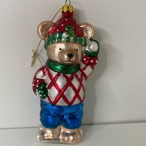 The Brass Key Treasures 🧸snowy bear sweater hat scarf